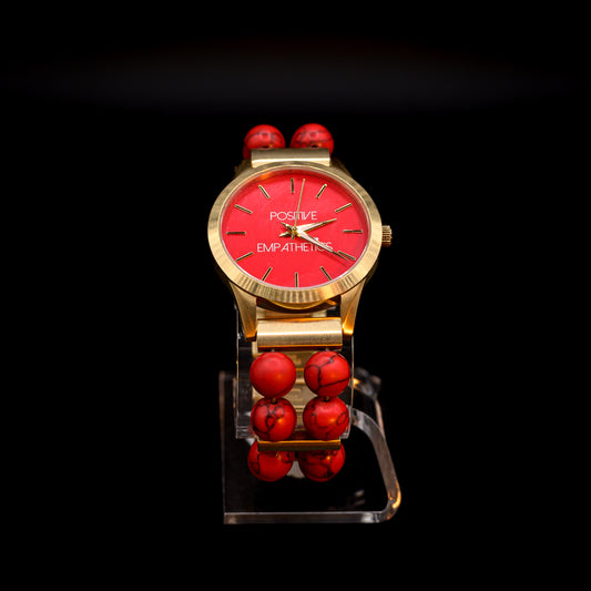 Gold / Riverstone Red