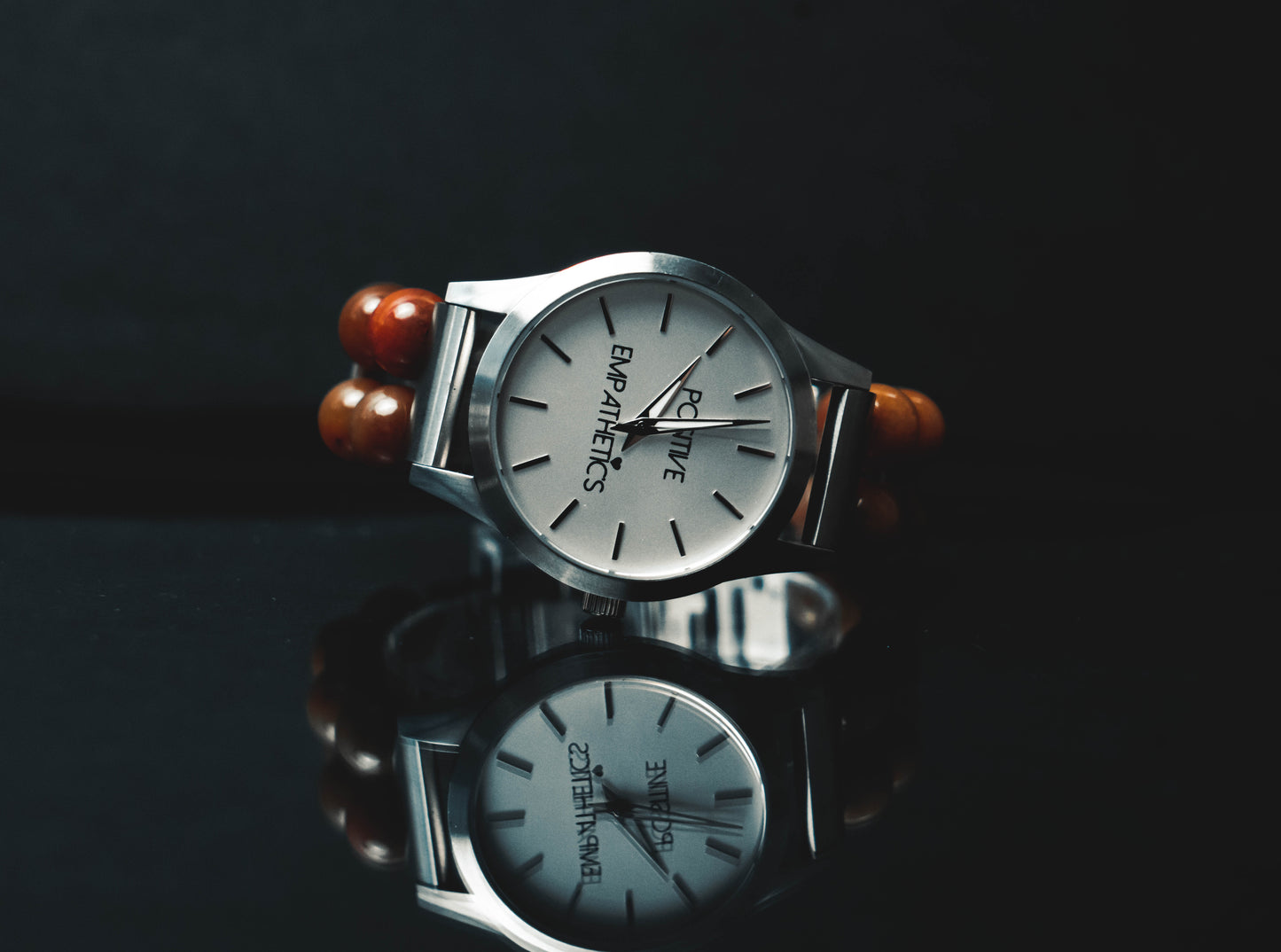 Silver / Opaque Brown