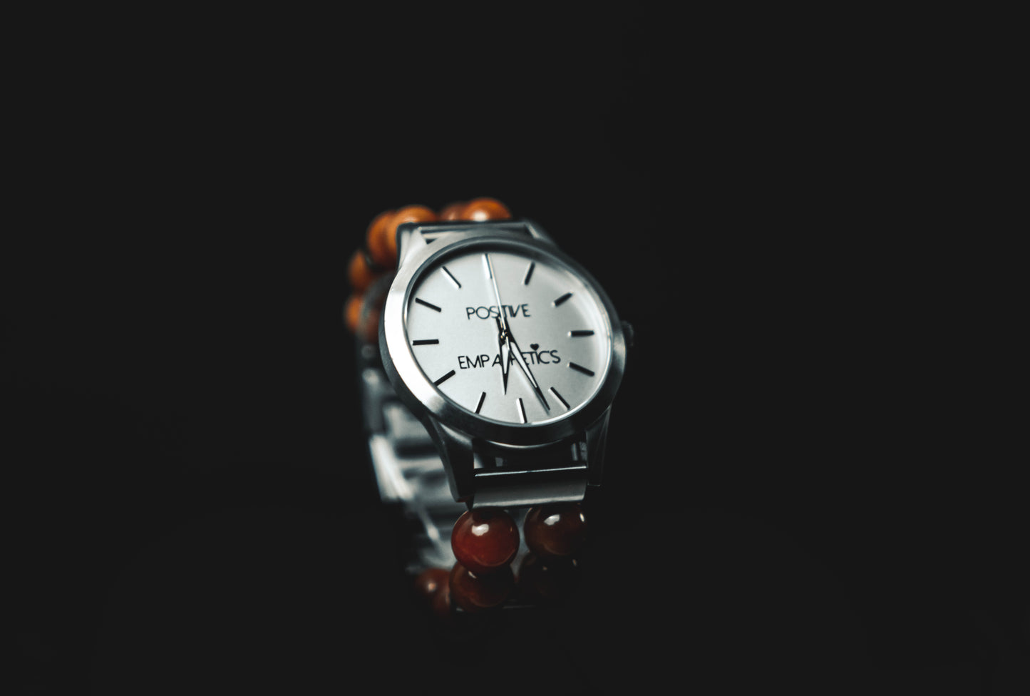 Silver / Opaque Brown