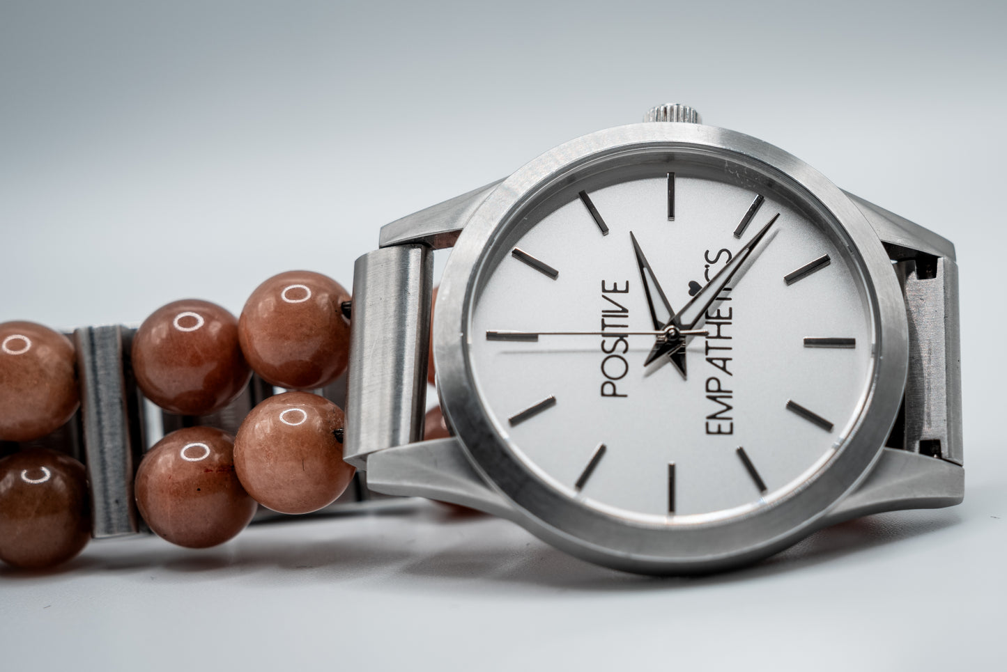 Silver / Opaque Brown